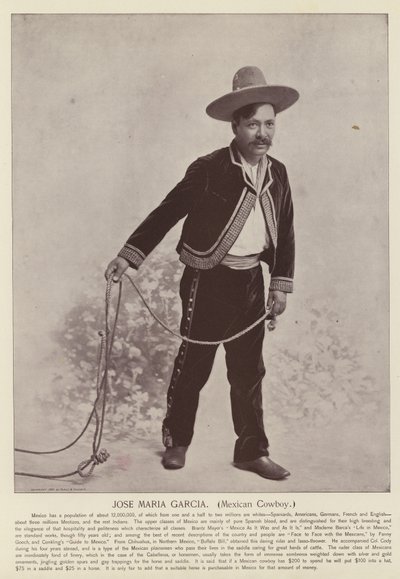 Jose Maria Garcia, Cowboy mexicain - American Photographer