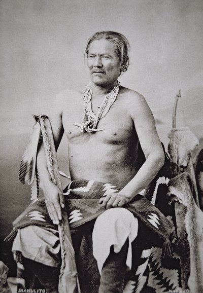 Manuelito (1818-93) chef principal de la nation Navajo 1870-84 - American Photographer