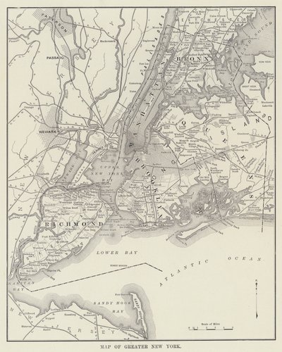 Carte du Grand New York - American Photographer