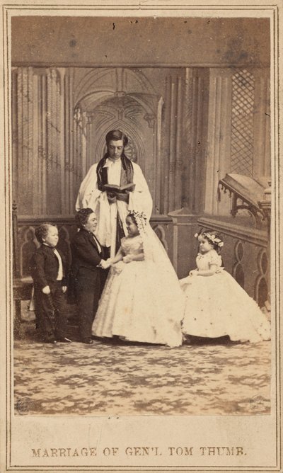 Mariage du général Tom Thumb, 1863 (photo) - American Photographer