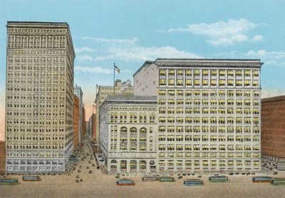 Magasins de détail Marshall Field and Company, Wabash et Washington - American Photographer
