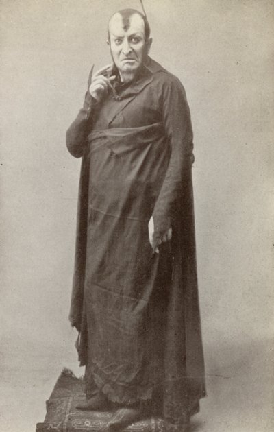 Maurice Renaud, dans le rôle de "Mefistofele" (photo n/b) - American Photographer