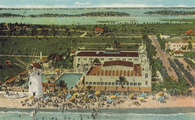 Miami, Floride, vers 1925 : Casino de Miami Beach (photo couleur) - American Photographer