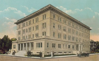 Miami, Floride, vers 1925 : Bâtiment du YMCA (photo couleur) - American Photographer