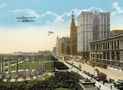 Michigan Boulevard et Grant Park, vue vers le sud - American Photographer