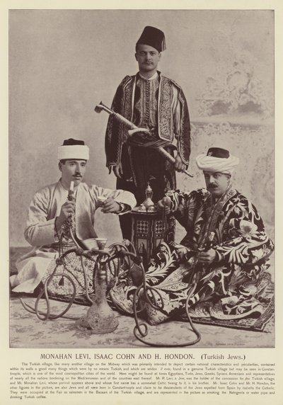 Monahan Levi, Isaac Cohn et H Hondon, Juifs turcs - American Photographer