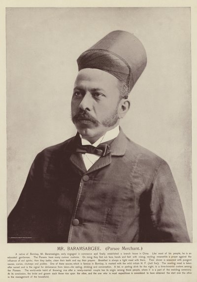 M. Baramsabgee, marchand parsi - American Photographer