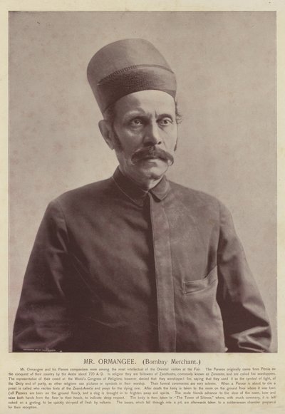 M. Ormangee, marchand de Bombay - American Photographer
