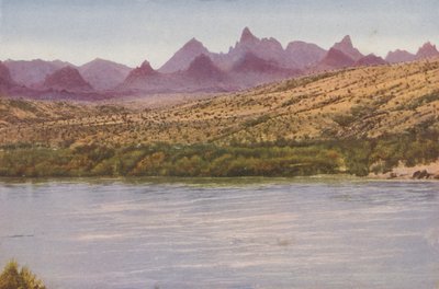 Montagnes Needles et fleuve Colorado, Californie (photo couleur) - American Photographer