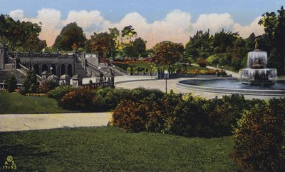New York : Terrasse et fontaine de Bathesda, Central Park (photo couleur) - American Photographer
