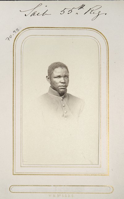 Nicholas Said, carte de visite, vers 1863-66 - American Photographer