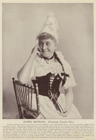 Olympe Bertrand, Paysanne normande - American Photographer