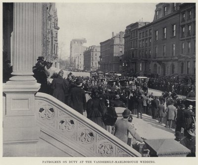 Patrouilleurs en service au mariage Vanderbilt-Marlborough - American Photographer