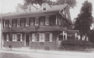 Philadelphie : Site de la maison du fondateur de Germantown (photo n/b) - American Photographer