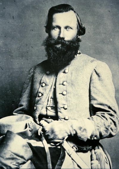 Portrait du général J.E.B. Stuart (photo n/b) - American Photographer