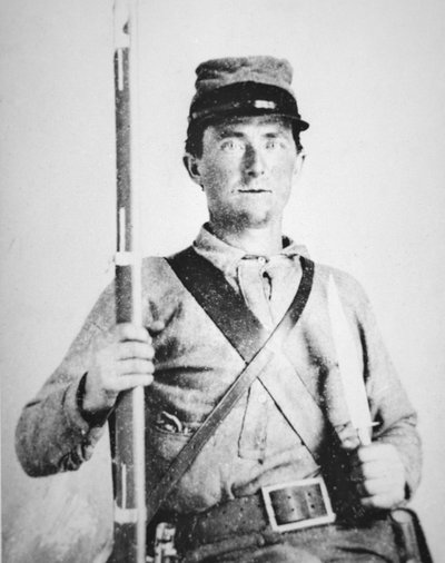 Soldat John LeRoy Williams, armée confédérée - American Photographer