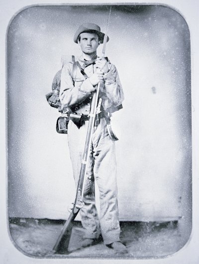 Soldat Thomas Taylor, Armée Confédérée (photo n/b) - American Photographer