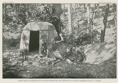 Groupe de carrière en plâtre installé sur le site de Piny Branch - American Photographer