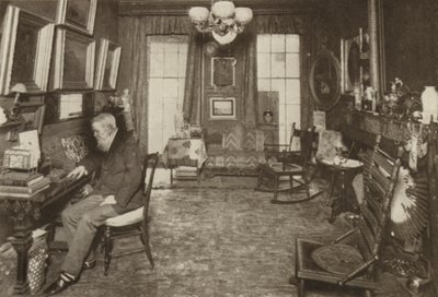 R H Stoddard, sa maison à New York (photo n/b) - American Photographer