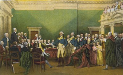 Démission du général Washington, Annapolis, 23 décembre 1783 (photo couleur) - American Photographer