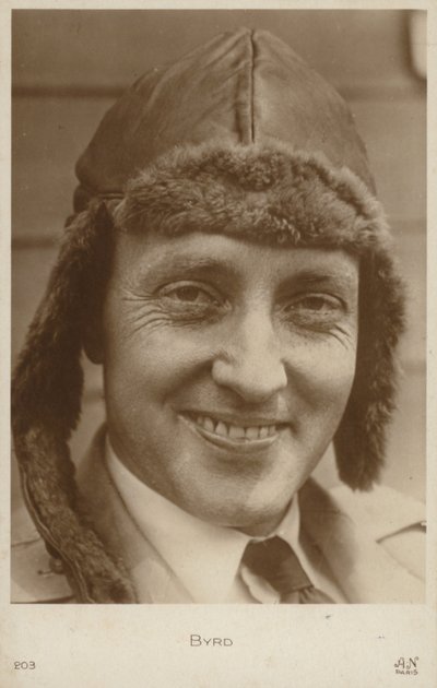 Richard E Byrd, officier de marine, aviateur et explorateur américain (photo n/b) - American Photographer