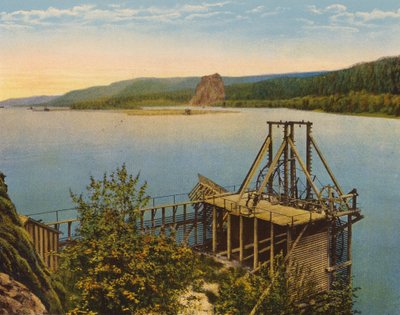 Roue à saumon sur le fleuve Columbia (photo couleur) - American Photographer