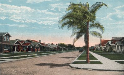 San Diego, Californie : Residence Street (photo couleur) - American Photographer