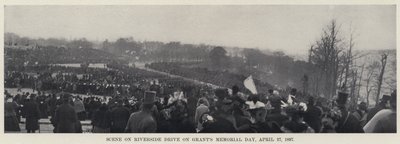 Scène sur Riverside Drive le jour du mémorial de Grant, 27 avril 1897 - American Photographer