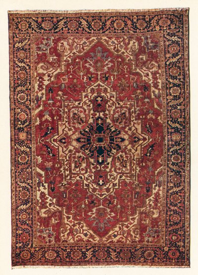 Tapis Serapi (photo couleur) - American Photographer