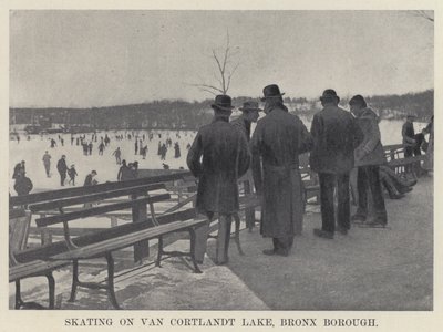 Patinage sur le lac Van Cortlandt, arrondissement du Bronx - American Photographer