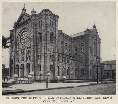 Saint Jean-Baptiste, catholique romaine, Willoughby et Lewis Avenues, Brooklyn - American Photographer