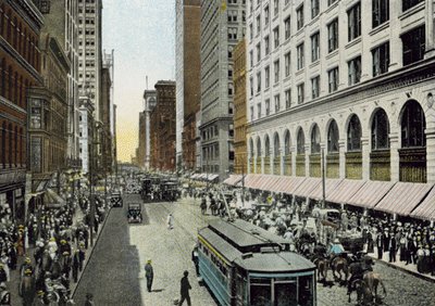 State Street, vue vers le nord depuis Van Buren Street - American Photographer