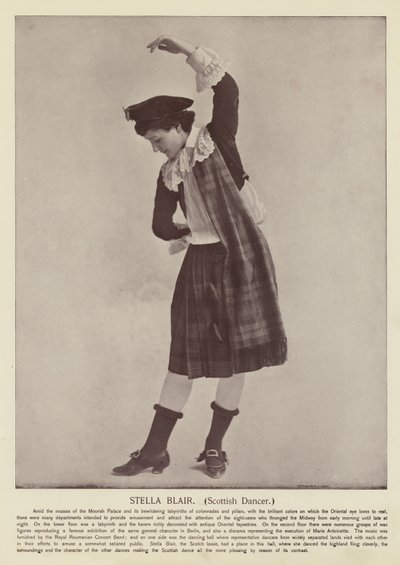 Stella Blair, Danseuse écossaise - American Photographer