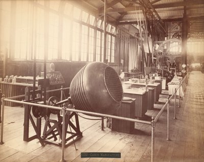 Exposition de Stephen F. Whitman & Sons dans le Hall des Machines de l