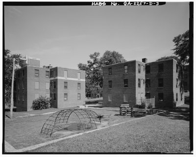 Techwood Homes, Bâtiment n°2, 569-573 Techwood Drive, Atlanta, comté de Fulton, GA (photo n/b) - American Photographer
