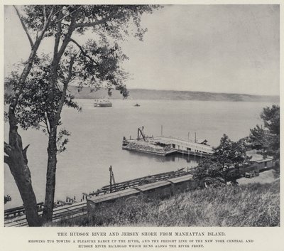 Le fleuve Hudson et la côte du New Jersey depuis l