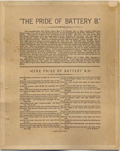 The Pride of Battery B, par Frank H Gassaway - American Photographer