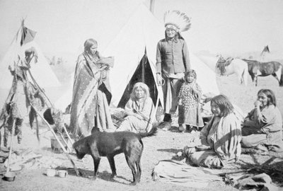 La Réserve Sioux à Pine Ridge, Dakota du Sud, c.1890 - American Photographer