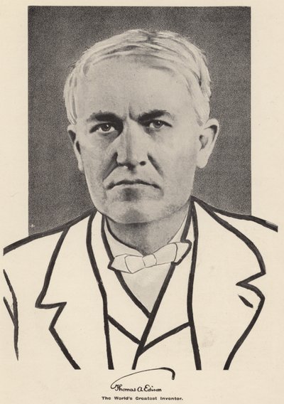 Thomas Edison (photo n/b) - American Photographer