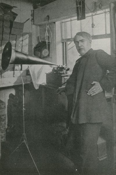 Thomas Edison dans son atelier - American Photographer