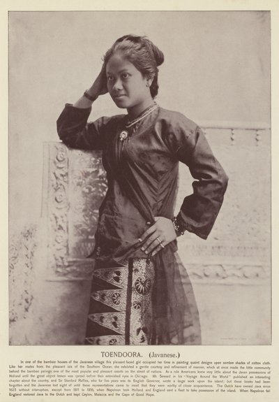 Toendoora, Javanais - American Photographer