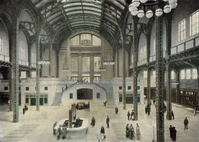Hall des trains, gare Union de Chicago - American Photographer