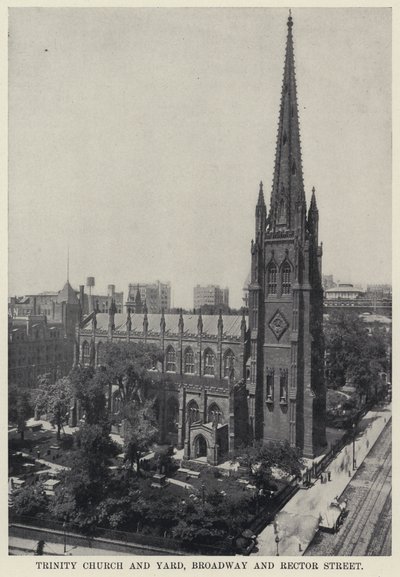 Église et cimetière Trinity, Broadway et Rector Street - American Photographer