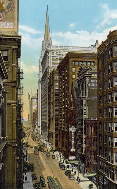 Rue Washington, vue vers l