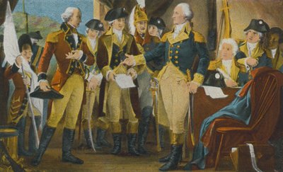 Washington décline les ouvertures de Cornwallis, à Yorktown, en Virginie (photo couleur) - American Photographer