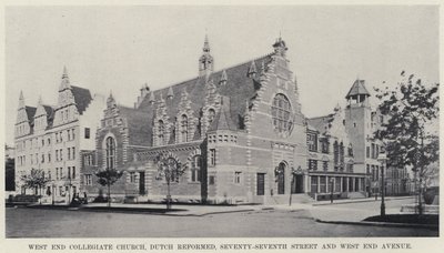 Église collégiale West End, réformée hollandaise, Seventy-Seventh Street et West End Avenue - American Photographer