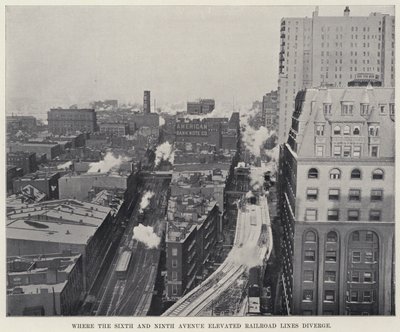 Où les lignes de chemin de fer surélevées de Sixth et Ninth Avenue divergent - American Photographer