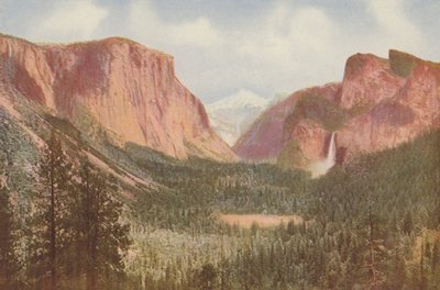 Vallée de Yosemite, Californie, vue générale depuis Artists Point (photo couleur) - American Photographer