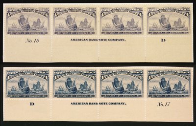 Flotte de Colomb de 4 cents - American School
