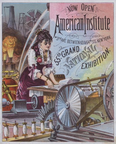 55e Exposition nationale, American Institute, New York, USA - American School